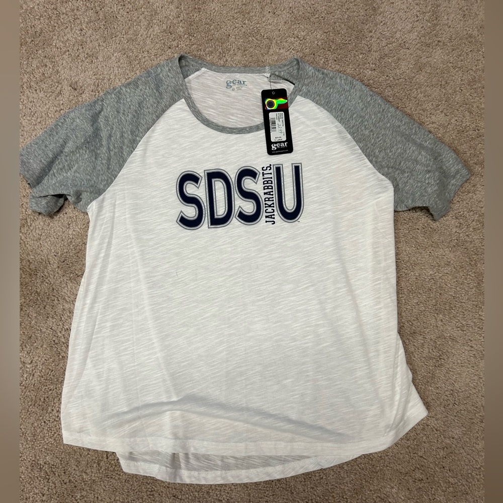 NEW Gear Brand SDSU Jacks tshirt size XL